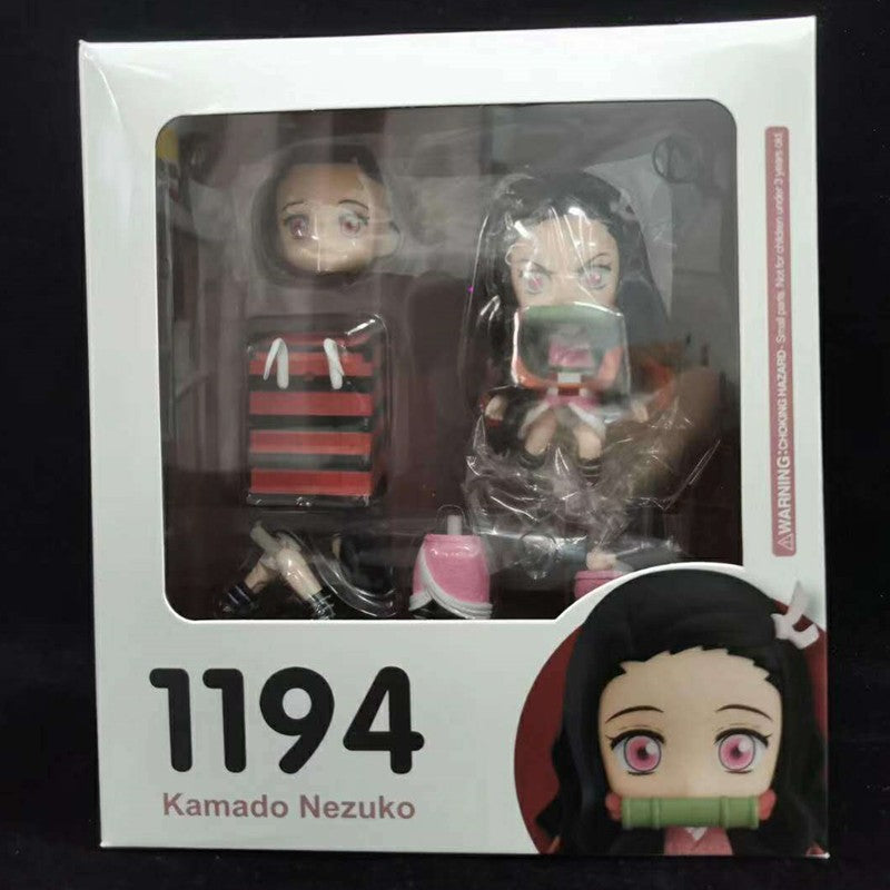 Bonecos de Anime Demon Slayer Inosuke #1361 Tanjirou #1193 Nezuko #1194 Zenitsu #1334 Brinquedos de PVC Figura de Ação Giyuu Kimetsu no Yaiba