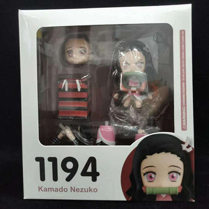 Bonecos de Anime Demon Slayer Inosuke #1361 Tanjirou #1193 Nezuko #1194 Zenitsu #1334 Brinquedos de PVC Figura de Ação Giyuu Kimetsu no Yaiba