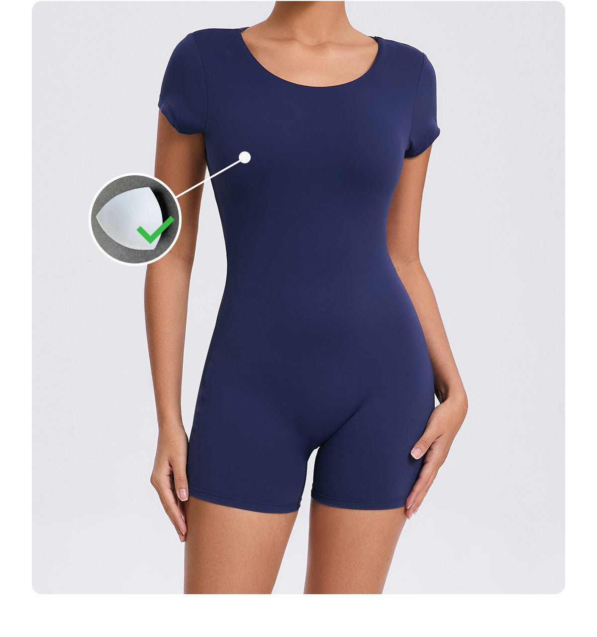 Sporty Jumpsuit Sport Outfit for Woman Sportswear Padding Sports Overalls 2025 Gym Set Women Suit for Fitness Yoga Clothes