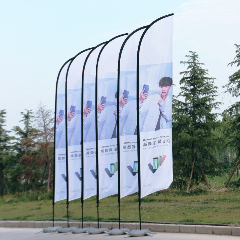 Bandeira de Pena para Praia Gráfico Personalizado Impressão Banner Grátis Design Promoção Celebração de Abertura Publicidade Exterior Decoração