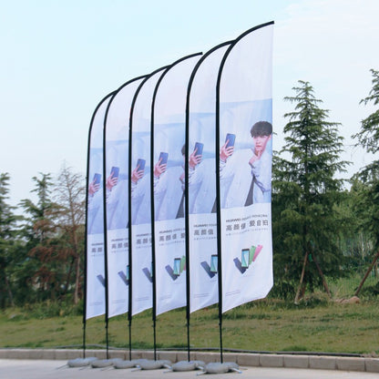 Bandeira de Pena para Praia Gráfico Personalizado Impressão Banner Grátis Design Promoção Celebração de Abertura Publicidade Exterior Decoração