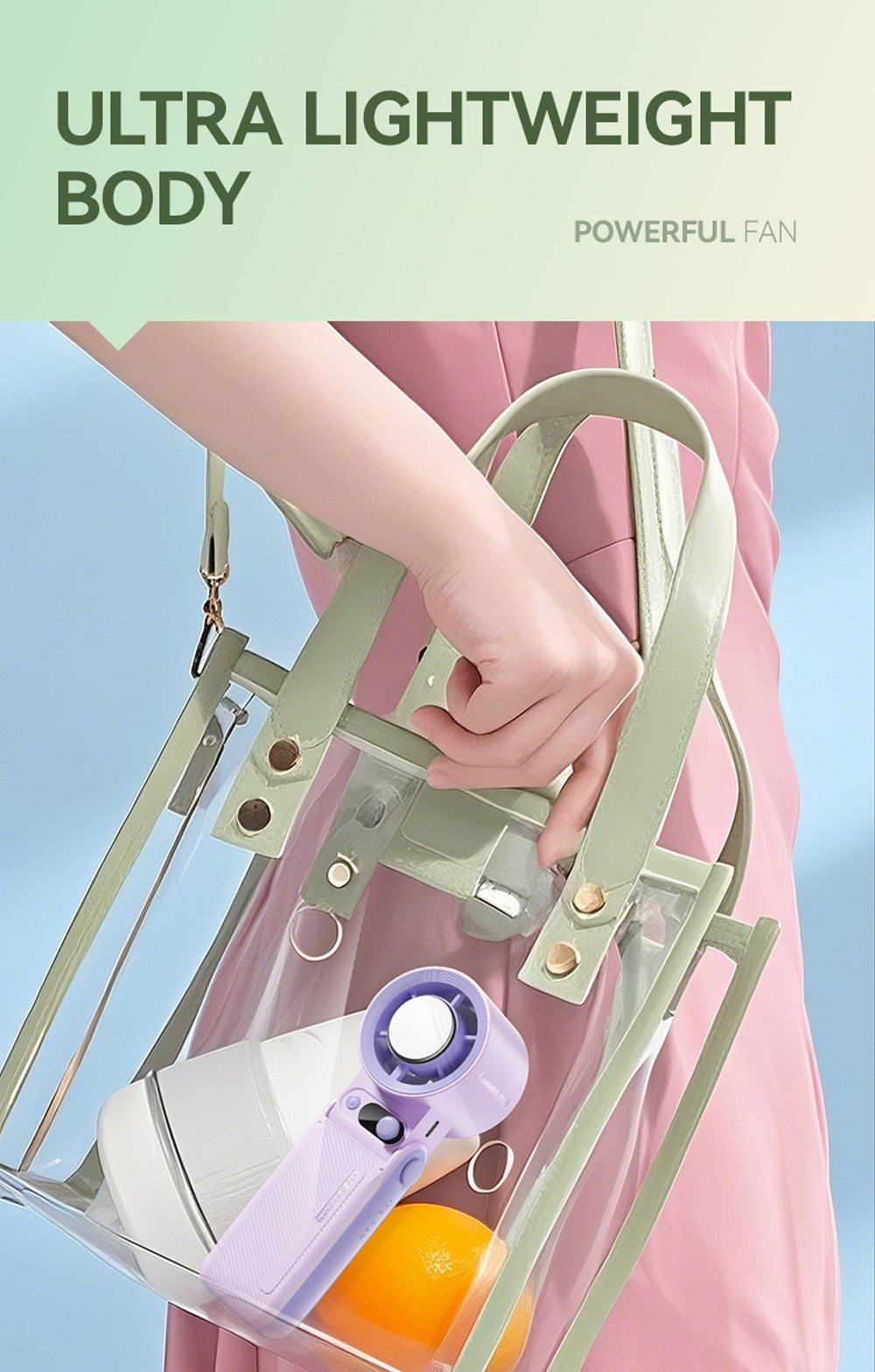 Handheld Turbo Fan, 199 Speed Settings, USB Cooling, Long Battery Life, Quiet And Portable For Outdoor