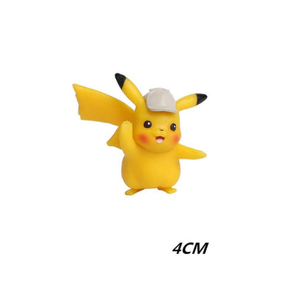 Pokémon 4-13cm Bonecos de Desenho Animado Filme Anime Pikachu Eevee Charmander Mewtwo Bonecos Colecionáveis Melhor Presente de Aniversário para Crianças