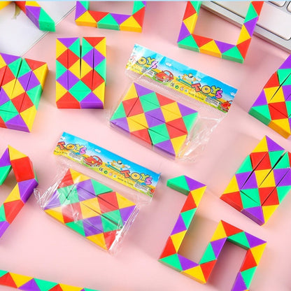 5-30PC Creative Rainbow Transformation Magic Ruler for Birthday Celebration Wedding Carnival Christmas Back To School Party Gift