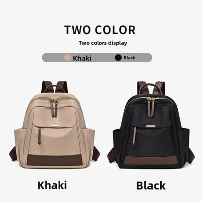 Mochila feminina nova, grande capacidade, leve, mochila de viagem casual, nylon, mochila escolar para estudantes e para o dia a dia