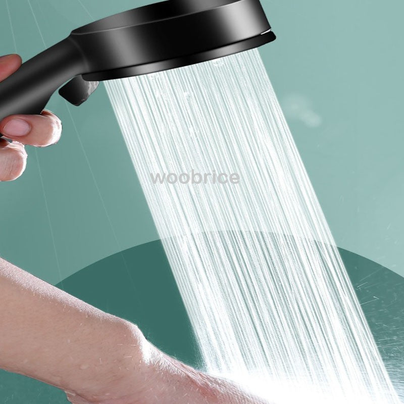 Chuveiro de Alta Pressão com 5 Modos, Chuveiro Ajustável com Mangueira, Economia de Água, Parada de Chave Única, Bico de Pulverização, Acessórios para Banheiro