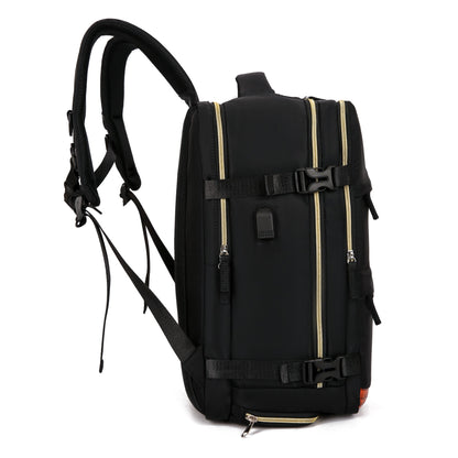 Mochila de Viagem Grande Capacidade Multifuncional para Laptop Escolar Esportes ao Ar Livre Diária com Compartimento para Sapatos
