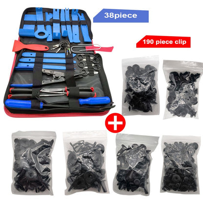 Ferramentas para carros Kit de desmontagem de interior de carro Ferramenta de remoção de acabamento de plástico extrator de clipes de carro Ferramentas de painel DIY para conjunto de extrator de acabamento automotivo