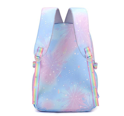 Cartoon Lilo Stitch Printed Backpack Teenger Girl Boy Schoolbag Kawaii Student Children Schoolbag Laptop Bookbag Travel Bag