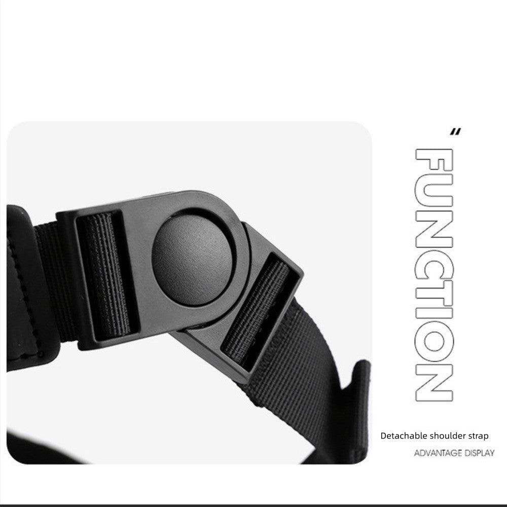 New Casual Crossbody Bag Multifunctional Large Capacity Messenger Bag Portable Shoulder Bag Men