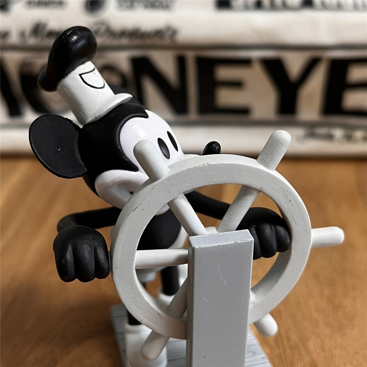 Disney Steamboat Willie Mickey Mouse Anime Figure Model Toys Cake Desktop Decoration Collectible Dolls Toys Gifts for Children