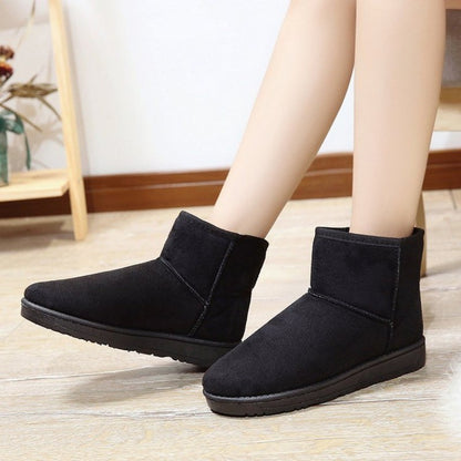 Fashion Winter Brown Short Boots New Platform Shoes Push Size Ankle Boots for Women Waterproof and Warm Snow Boots