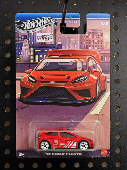 Nova Série Hot Wheels Silver Compact Kings Modelos de Carros Colecionáveis em Escala 1:64 Ford Honda Civic Subaru WRX Mazda Nissan de Liga Leve