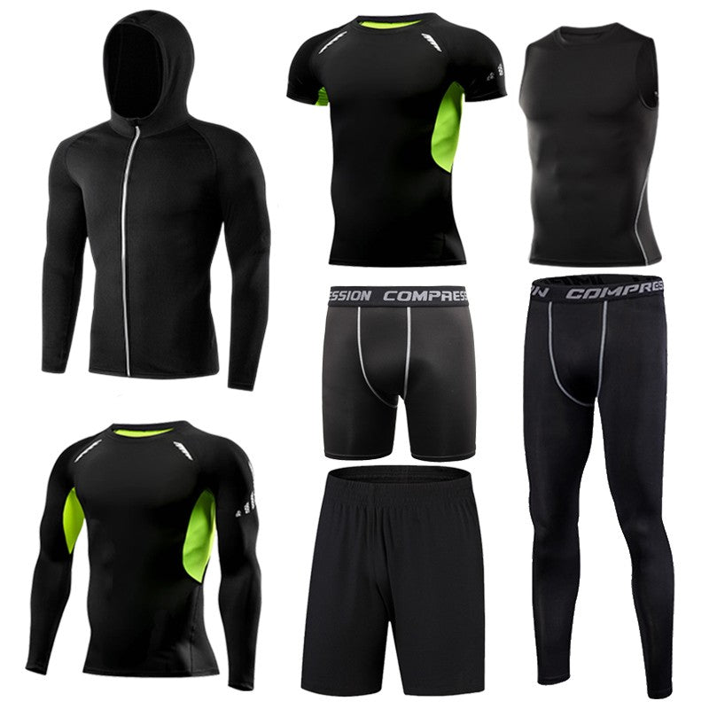 Men's Running Compression Tshirts Quick Dry Soccer Jersey Fitness Tight Sportswear Gym Sport Short Sleeve Shirt Breathable