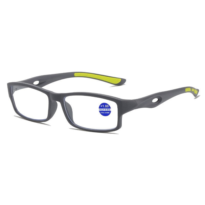 Fashion Reading Glasses Man Sport Non-Slip Anti Blue Light Women Style High Definition Computer Eyeglass+1.0+2.0+3.0+4.0