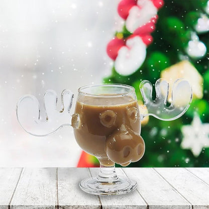 240ml 8oz Taça de Vinho Elk Copo de Coquetel de Suco Caneca de Rena Taça de Vinho Cerveja Água Leite Uísque Copos Canecas de Shot Presente de Natal