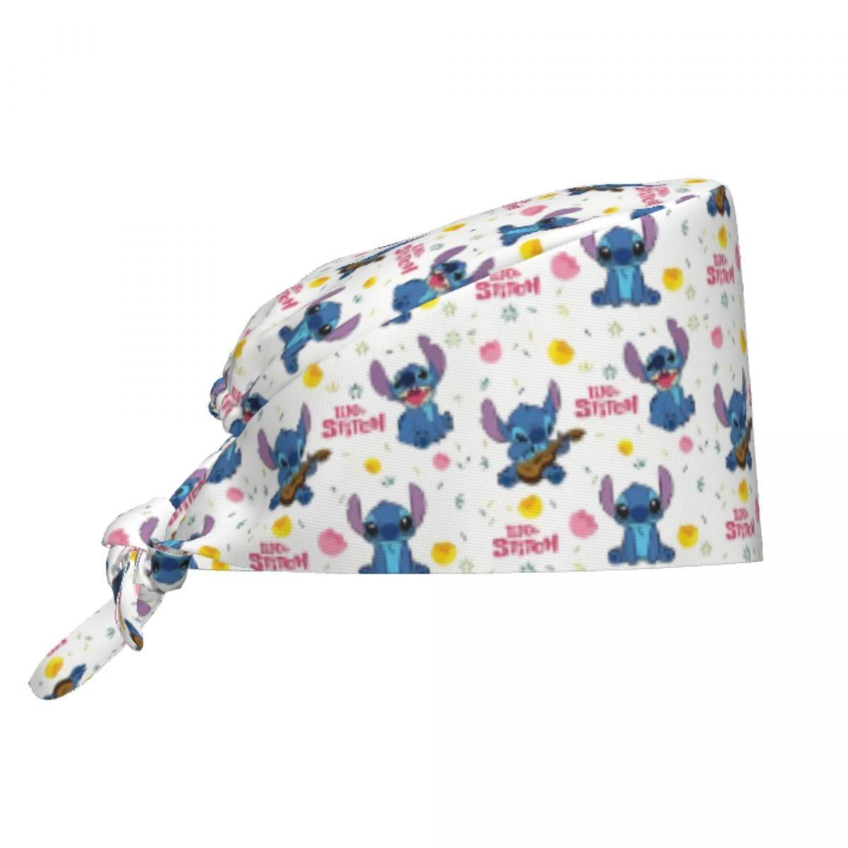 Custom Retro Cartoon Cleaning Working Cap Comfortable  Stitch Ohana Scrub Cap Surgicals Hat Nurse Scrubs Hat For Dentist