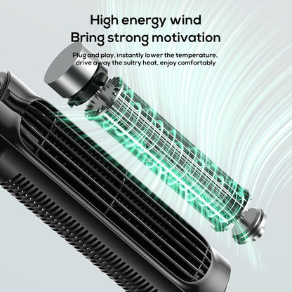 Vissko Portable Car Seat Fan for Front Rear Seat Passenge USB Powered Headrest Cooling Air Fan Adjustable Strap Car Interior Fan