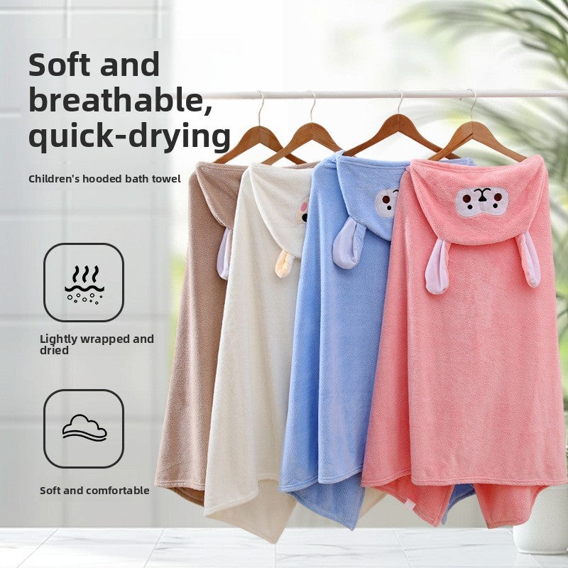 70x140CM Baby Bath Towel Hooded Ultra Soft Towel Highly Absorbent Bathrobe Blanket Toddlers Shower Gifts for Boys Girls