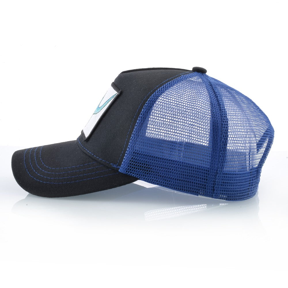 Men's Summer Baseball Cap Women Streetwear Trucker Caps With Spinosaurus Patch Snapback Hip Hop Drack Bones Adjustable Viosr Hat