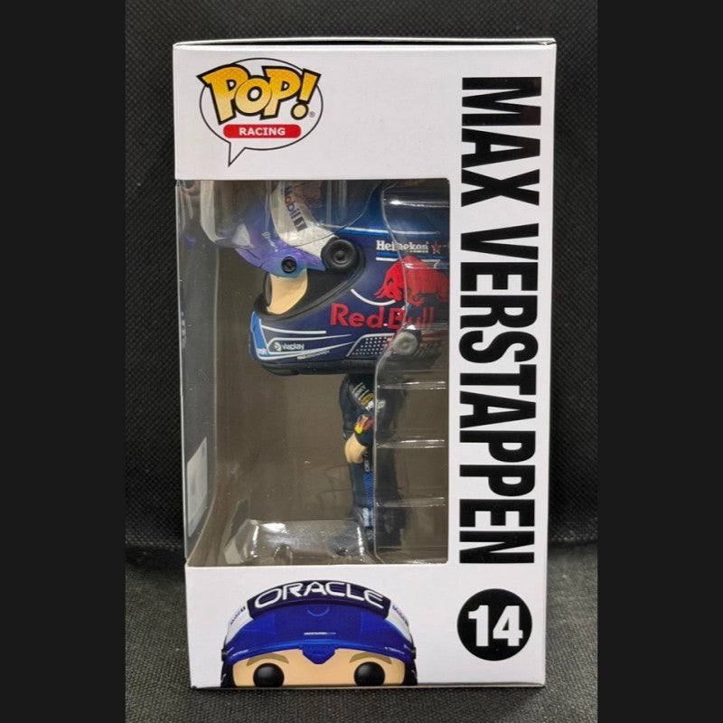 Funko Pop Verstappen Boneco de Ação Oficial Genuíno Modelo Red Bull Racing Team 14 Escultura de Vinil Bonecos Presentes Colecionáveis de Fãs