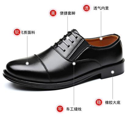 Mens Formal Leather Shoes Slip on Dress Wedding Casual Flats Luxury Walking Oxfords Office Work Zapatos Para Hombre Plus Size