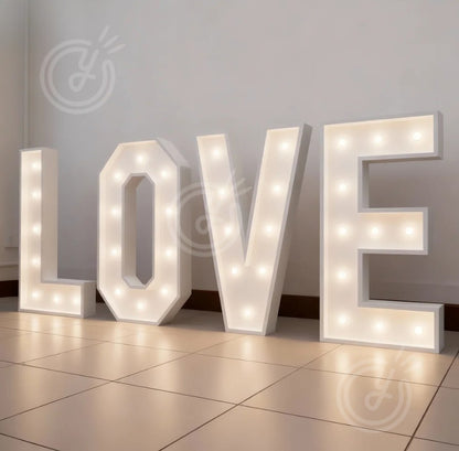 Love Light Up Signage Custom Wedding Decor Sign Bulb Giant Outdoor LED Marquee Letters Party Wedding Birthday Illuminated Sign