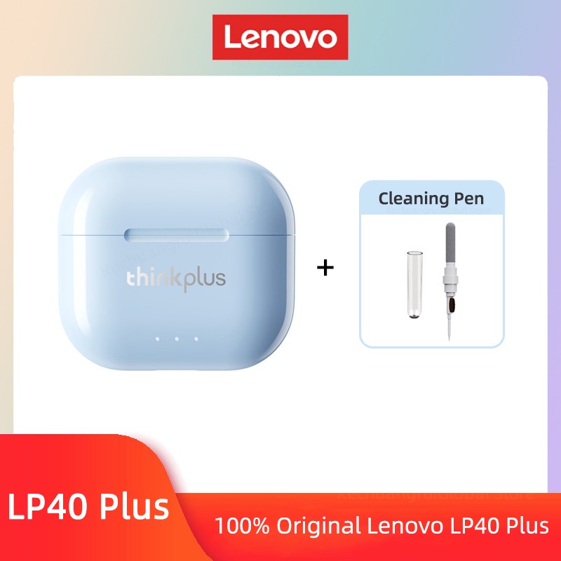 Original Lenovo LP40 Plus Earphones TWS LP40 II Wireless Bluetooth 5.3 Headphones Sport Noise Reduction Touch Control Earbus New