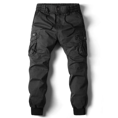 Calça Cargo Tática Masculina Primavera 2025 Calça Jogger Masculina Exército Militar Casual Calça Masculina Hip Hop com Fita Algodão Calça Masculina Exército Calças 38