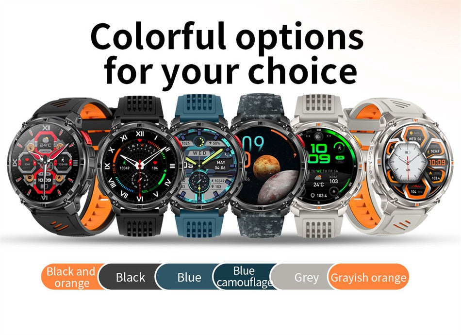Novo T-Rex3 Ultra Smartwatch Bateria 1100mAh GPS Rastreador Bússola IP69K À Prova D'água Esportes rastreador Ar Livre Militar Smartwatches