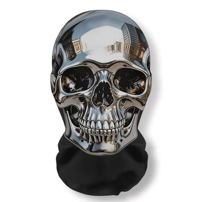 Realistic 3D Horror Skull Zombie Full Face Mask Breathable Mesh Headgear Cosplay Prop for Halloween Party Prank Carnival Costume