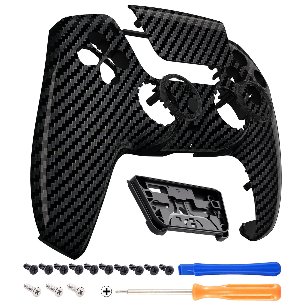 eXtremeRate LUNA Redesigned Replacement Front Shell Touchpad Compatible with ps5 Controller BDM-010/020/030/040/050