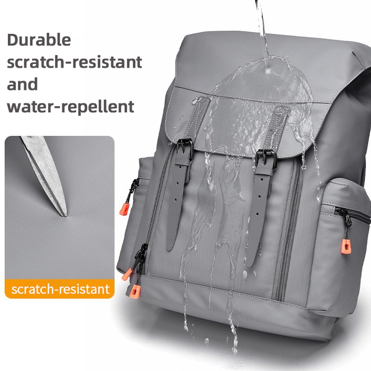 Mochila Escolar Nova 2025 para Laptop de 15.6 polegadas Material Impermeável Mochila para Viagem de Negócios Trabalho Casual Festa Masculina