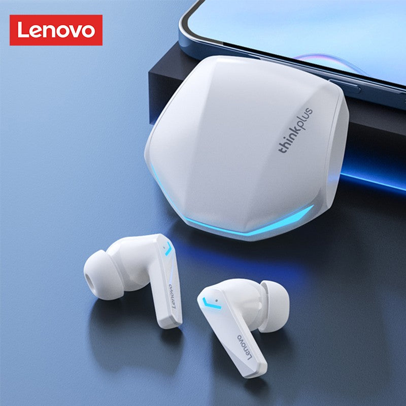 Fone de Ouvido Original Lenovo GM2 Pro Bluetooth 5.3 Sem Fio para Jogos com Baixa Latência Chamada HD Fones de Ouvido com Modo Duplo e Microfone GM2Pro