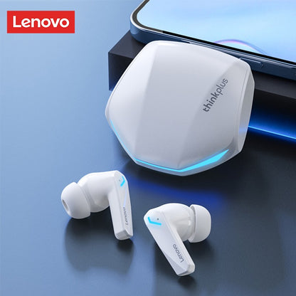 Fone de Ouvido Original Lenovo GM2 Pro Bluetooth 5.3 Sem Fio para Jogos com Baixa Latência Chamada HD Fones de Ouvido com Modo Duplo e Microfone GM2Pro