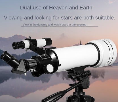 Maifeng 40070 Astronomical Telescope 333x Phone Adapter Sturdy Tripod Moon Planet Stargazing Birding Beginners Portable Scope