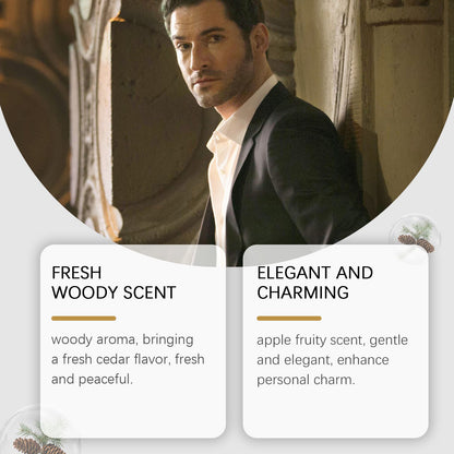 Roxelis 30ml Men Pheromone Perfume Cedar Fragrance Glamour Gentlemen Lasting Dating Romantic Scent Fresh Body Flirting Perfume