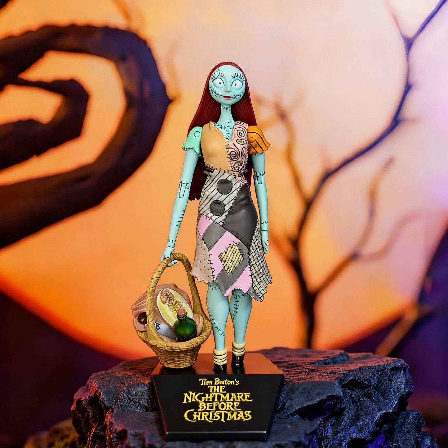 Disney Jun Planning Nightmare Before Christmas Sally Action figures Series 1 Presente de Halloween A embalagem não inclui uma caixa