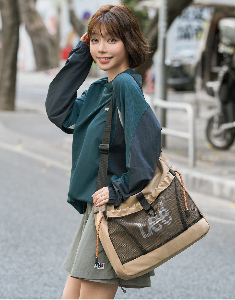 LEE Fashion Waterproof Large Crossbody Messenger Bags For Ladies Women Multifunctional Nylon Big Size Shoulder Schooll Bag