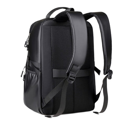 Business backpack, laptop backpack, travel bag, black, large capacity, suitable for different scenarios