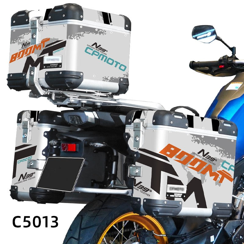 Adesivos de Motocicleta BIKE GP para CFMOTO 800MT N39° Conjunto de Adesivos Decorativos para Caixa de Ferramentas de Alumínio Baú de alumínio