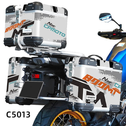 Adesivos de Motocicleta BIKE GP para CFMOTO 800MT N39° Conjunto de Adesivos Decorativos para Caixa de Ferramentas de Alumínio Baú de alumínio