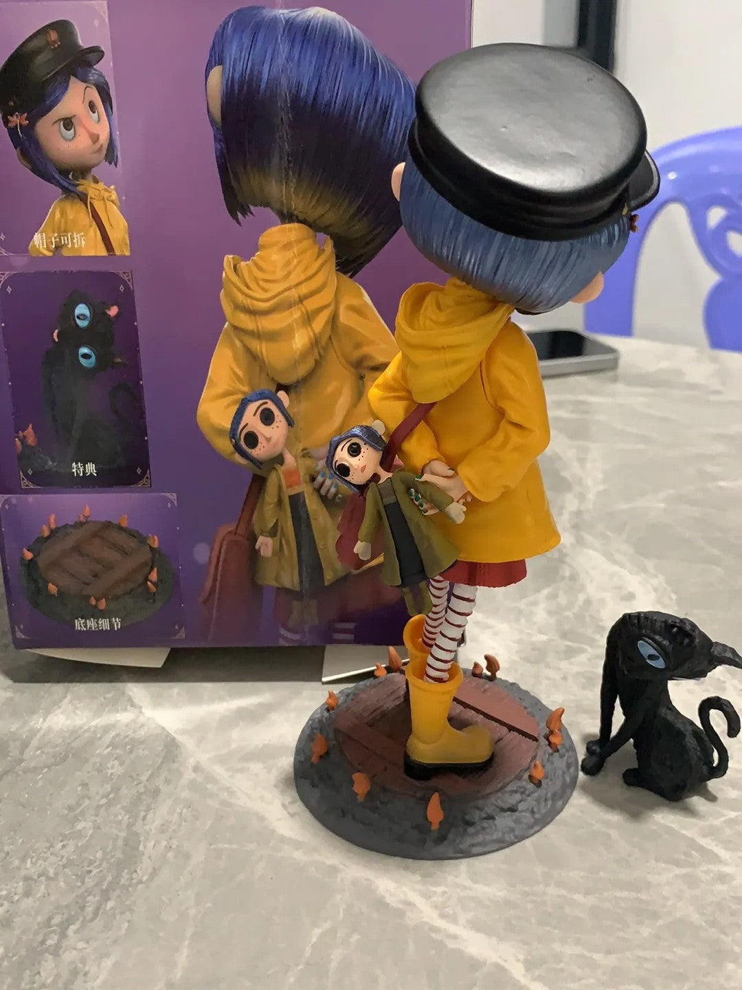 20cm Coraline Figure Coraline & The Secret Door Figures Action Figurine Pvc Statue Model Doll Room Decoration Toy Birthday Gift