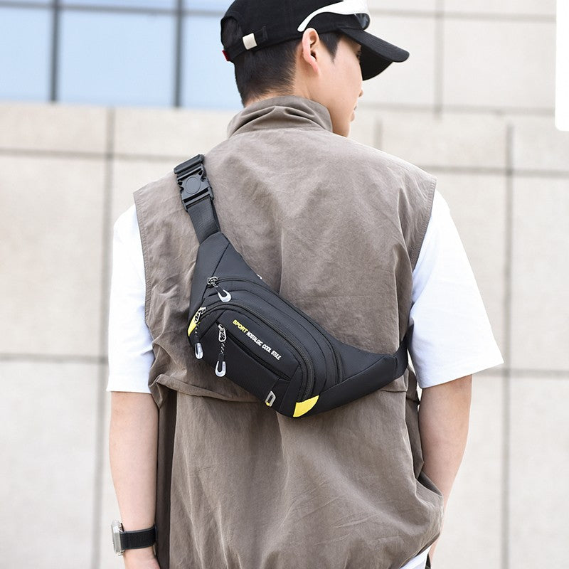 Unisex Mobile Waist Bag - Large Capacity, Water-Resistant, Durable for Work & Travel, Fashion Crossbody Pack Sports Bag