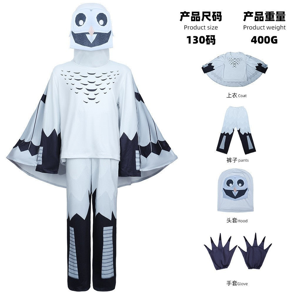 Game 99 Nights in The Forest Owl Monster The Ram Costume Adult Secret The Horror Deer VS Owl Costumes Cartoon Animal Dressing