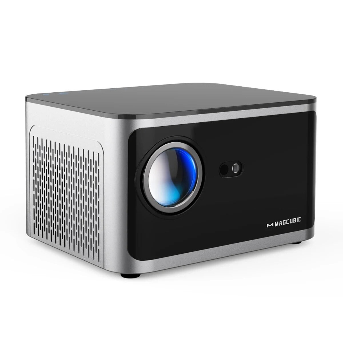 Projetor Smart 4K Magcubic Android 11 580 ANSI 1920*1080P Full HD Wifi6 BT5.0 Allwinner H713 com Controle de Voz para Home Theater