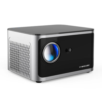 Projetor Smart 4K Magcubic Android 11 580 ANSI 1920*1080P Full HD Wifi6 BT5.0 Allwinner H713 com Controle de Voz para Home Theater