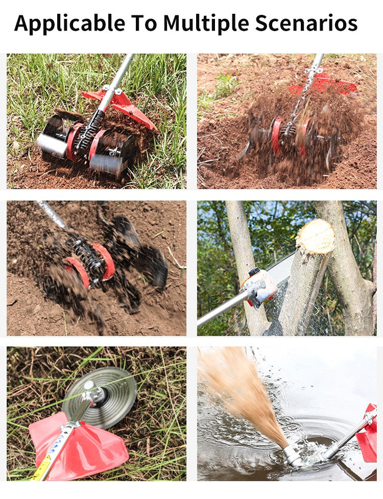 GX35/139F Engine Lawn Mower Four Stroke Backpack Gagoline Weeder Grass Cutter Eradicator garden Tools Hand Gardening Accesorries