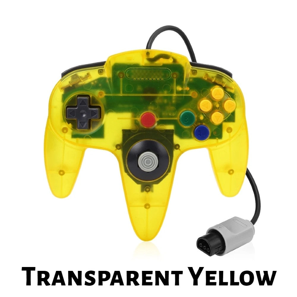 Wired Gamepad For NS 64 Host N64 Controller Gamepad Joystick For Classic Nintend 64 Console Games For Mac Computer PC