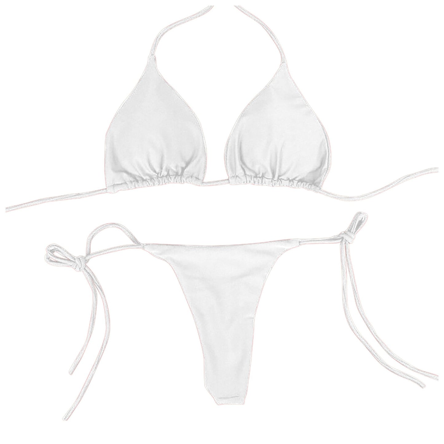 Women's Summer Swimsuit Sexy Bikini Set Push-up Padded Bra Thong Two Pieces Swimwear Beachwear Bathing Suit Female Sexy Swimsuit